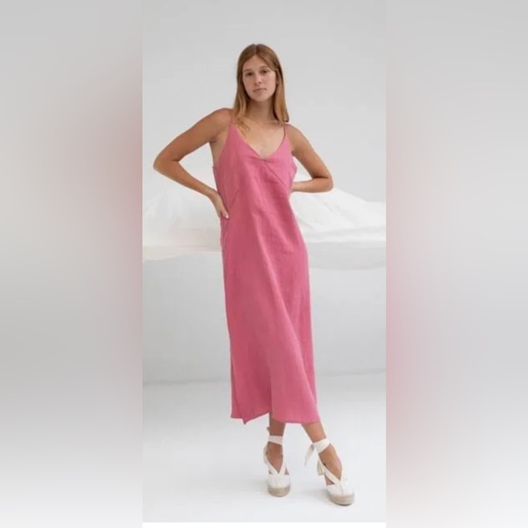 Mus & Bombon Linen dress size M new with tags - Picture 6 of 6